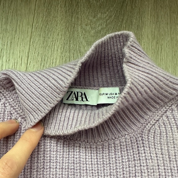 Zara light purple sweater - Picture 4 of 5